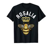 Rosalia Nom Rosalia Cadeau d'anniversaire Queen Crown Bee Rosalia T-Shirt