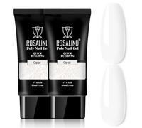 ROSALIND Gel acrylique Poly Nail - 2 pièces - Blanc - 60 ml - Quick Extension Builder - Kit débutants/professionnels