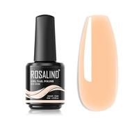 ROSALIND Gel Construction Ongle UV Nude Gel Extension Renforcement 15ML | Soak off UV LED Acrylique Gel Ongle Constructeur Renforcement & Réparation Ongles,pour le Nail Art et la Manucure