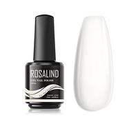 ROSALIND Gel Construction Ongle UV Opal Blanc 15ml Extension D'ongles | Poly Nail Gel pour Extension D’ongle, 15ml Gel Epaississant en Acrylique pour Débutant et Professionnel, Nail Art