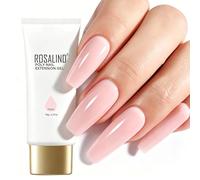 ROSALIND Gel Ongle Construction UV 70ml Rose Pâle Poly Nail Gel | UV/LED Poly Nail Extension Gel pour Débutant, Professionnel et Salon de Manucure, Poligel à Ongle pour DIY Nail Art