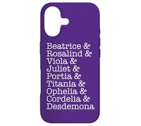 Rosalind & Ophelia & Portia Cordelia Shakespeare Femmes Meme Coque pour iPhone 17