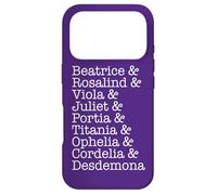 Rosalind & Ophelia & Portia Cordelia Shakespeare Femmes Meme Coque pour iPhone 17 Pro
