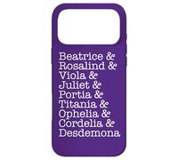 Rosalind & Ophelia & Portia Cordelia Shakespeare Femmes Meme Coque pour iPhone 17 Pro Max