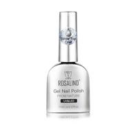 ROSALIND Paillettes Top Coat Vernis Semi Permanent,11ml Glitter Top Coat pour Semi Permanent, Soak-Off UV LED Couche de Finition pour Vernis Gel Nail Art Manucure
