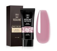 ROSALIND Poligel pour Extension d’ongle Mauve-rosé 80ml Quick Construction | UV LED Quick Builder Ongle Gel, Poly Nail Gel Pour les étudiant débutant, Professionnel et Salon de Manucure