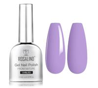 ROSALIND Vernis Semi Permanent Violet Couleur 1 Pièces 11ML | Violet Couleur Gel UV Ongle, Soak Off UV/LED Gel Polish Semi-permanent Vernis Gel pour Manucure DIY