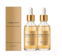 Rosalivia Serum Coreen à Effet Liftant Dès La Première Application,60 ml Peptides De Soie Et Collagène,Soin Hydratant Anti-âge Pour Le Visage,Hydrate Et Réduit Les Rides,Pour Tous Types De Peaux，2PC