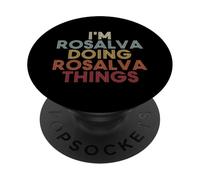 Rosalva Name Rosalva Personalized Name First Given PopSockets PopGrip Adhésif