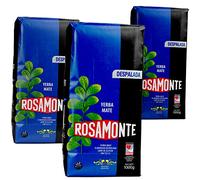 Rosamonte Yerba Maté Despalada (sans tiges) 3 kg (3x1kg) - Le temps de vieillissement est de 12 à 18 mois