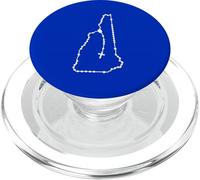 Rosary Silhouette Carte du New Hampshire PopSockets PopGrip pour MagSafe