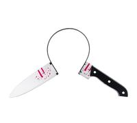 ROSAUI Serre-tête en plastique effrayant pour Halloween - Couteau terrifiant à travers la tête