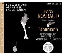 Rosbaud, Hans - Conducts Robert Schumann [Import]