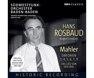 Rosbaud/Rogner/Hoffmann - Symphonies N° 1, 4, 5, 6, 7, 9-Das Lied Von Der Erde
