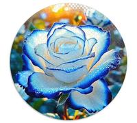 Rose 1000 Pièces Puzzle Circulaire planteee Fleur Puzzle Adulte pour Enfants Jeu Cadeau Unique Jeu D'Intelligence Décoration pour Enfants Cadeau 1000pcs (67.5x67.5cm)