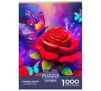 Rose 1000 Pièces Romantic Theme Puzzle Adulte Un Puzzle Difficile Jeu Éducatif Défi Jouets Divertissement Puzzles Classiques Pour Adultes Et Enfants À Partir De Jeu De Puzzle Pour Toute La Famille Déc
