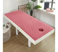 Rose,60x180cm/1.9x5.9ft,Draps De Table De Massage Couverture De Lit De Massage Réutilisable Avec Trou Pour Le Visage,Massage Lavable Housse De Lit De Massage Élastique Beauty Spa