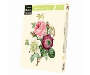 Rose, anémone et clématite de redouté