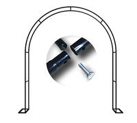 Rose Arch Trellis - Trellis en métal pour plantes grimpantes, décoration de jardin libre, 120 x 220 cm