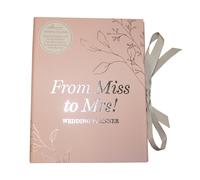 Rose & Argent Mariage Agenda - Agenda Organisateur - De Miss Pour Mrs