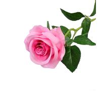 Rose artificielle unique à couper le souffle pour améliorer l'esthétique de votre maison ; parfaite pour les salons et les événements (rose foncé)