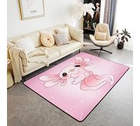 Rose axolotl Tapis de Salon 100x150cm Filles Garçons enfants dessin animé Salamander tapis Chambre kawaii océan Sealife intérieur tapis de sol décoration de la Chambre reptiles animaux tapis