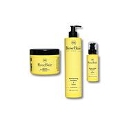 Rose Baie | Pack Coco | Shampoing 500ml + Masque 500ml + Sérum 100ml | Nourrit & Hydrate | Saveur COCO | Pour Renforcer et Nourrir en Profondeur | Doux & Eclatant | Cheveux Mixtes