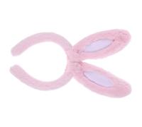 Rose Bandeau en Peluche Oreilles de Lapin pour Filles et Femmes | Style Créatif, Léger et Confortable, Accessoire Cheveux Festival, Célébration Xmas, Usage Fête