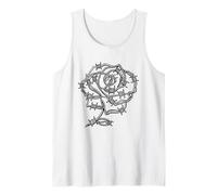 Rose barbelée - Symbolisme Floral foncé Débardeur