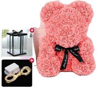 Rose Bear, Amour éternel, Cadeau parfait, Rose chair