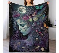 Rose Beautiful Girl, Couverture De Lit Et Canapé Doux Flannel, Couvertures De Décoration Intérieure Chaude Et Légère, 140×180cm