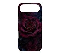 Rose Bordeaux avec parchemins Floraux foncés Coque pour iPhone Air