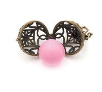 Rose Boule Sonore en laiton, 16 mm de Vintage Parts, Bijoux DIY