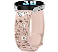 Rose Bracelets de Remplacement Silicone pour Garmin Approach S50/S44/S42/S40/S12/J1, 20mm Sport Bracelet pour Garmin Forerunner 570 42mm/55/158/165/245/645