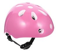 Rose Casque de Vélo en Plastique, Réglable, Aéré, pour Garçon et Filles | Patinage et Trottinette, Sangles Ajustables, Confort Frais, Protection, pour Bébé et Adolescent