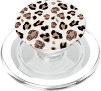 Rose Cheetah Print Cute Leopard Pattern Jaguar Lover Gift PopSockets PopGrip - Support et Grip pour Smartphone/Tablette avec un Top Interchangeable PopSockets PopGrip pour MagSafe