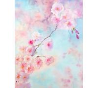 "Rose Cherry Blossoms Journal: 140-Page Floral Notebook - Romantic Pink Sakura & Rose Diary for Women, Aesthetic Writing Gift - Paperback