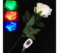 Rose claire à trois couleurs (télécommande) - Tour de magie - Changement de couleur - Scène magique - Illusions de fête de mariage - Comédie