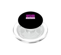 Rose Color Hustlers are The Athletes Pink Graphic PopSockets PopGrip pour MagSafe