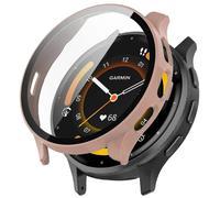 (Rose) Coque de montre résistante aux rayures Garmin Venu 3 avec protection d'écran