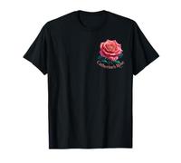 Rose corail Catherine Kate Princesse de Galles Botanique T-Shirt