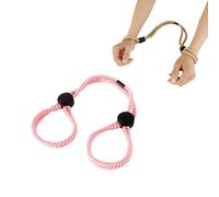 Rose Corde Coton Ajustable pour Poignet Cheville Kit de Bondage Menottes | YILUQIFLY Réglables Sexuel Adultes Accessoire de Jeux Érotiques BDSM Sextoy pour sexe Homme Femme Couple