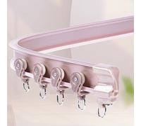 Rose-d Barre de séparation de pièce 1 4 m de largeur Fixation murale au plafond 2,1 m Réglable Décoration d'intérieur moderne Traitement de fenêtre Facile à installer