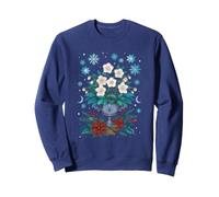 Rose de Noël Mystique Whimsigoth Art Episodique Dessin Sweatshirt