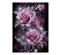 Rose Diamant Éclat 1000pcs Mini Puzzle pour Famille Éducatif