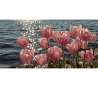 rose Diamond Painting Adulte fleur Peinture Diamant Point de Croix Kit Complet Diamond Painting Adulte Grand Format 5D DIY Cristal Art Canevas, pour Maison Murale Décoration, 100x200cm a-137