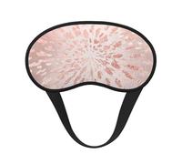 Rose doré Blush Rayures dorées Brillance,Masques de sommeil occultants, cache-yeux couvrants, masques de sommeil anti-lumière