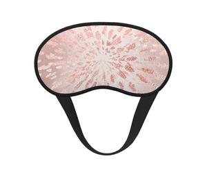 Rose doré Blush Rayures dorées Brillance,Masques de sommeil occultants, cache-yeux couvrants, masques de sommeil anti-lumière