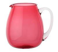 Rose E Tulipani - BROCCA en acrylique 2,5 l Rouge Fraise - Lavable en lave-vaisselle