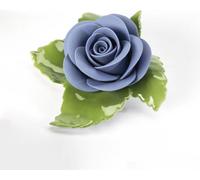 Rose en porcelaine bleue, Aelteste Volkstedter